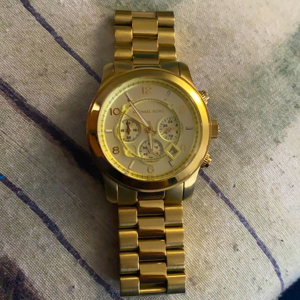 Michael Kors Gold Watch Basically New OriginalCase